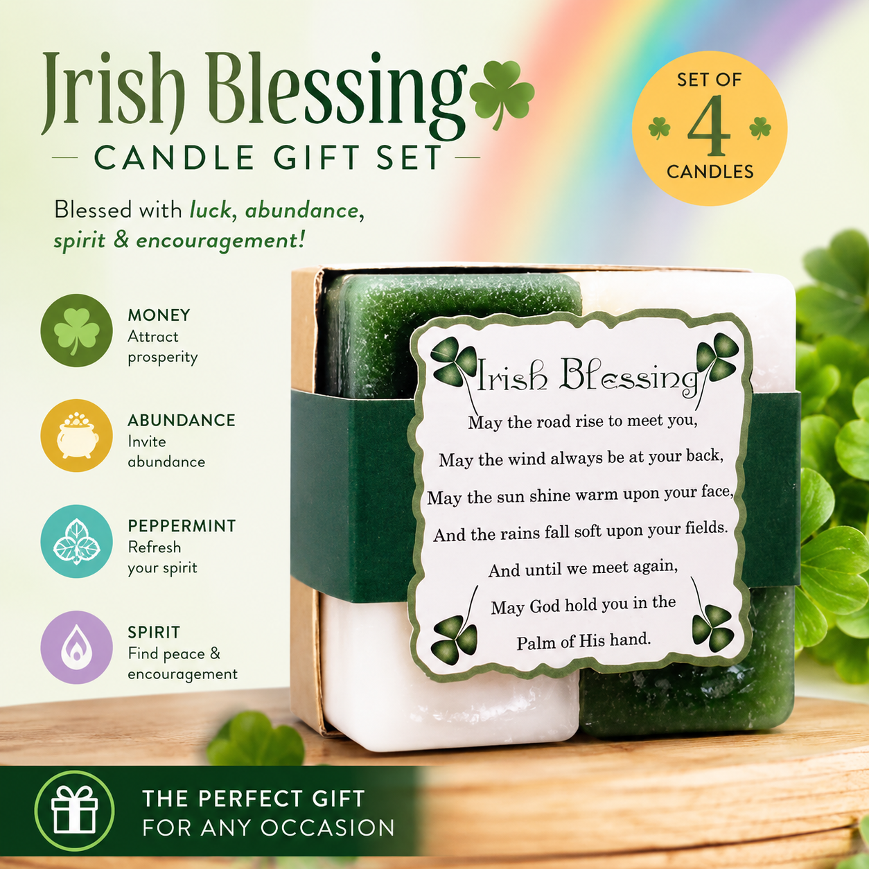 Irish Blessing Candles