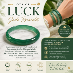 "Lots of Luck" Jade Bracelet