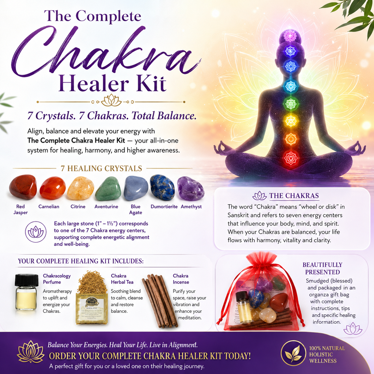 Complete Chakra Healer Kit