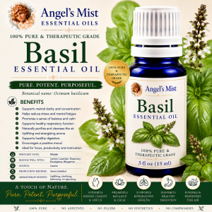 Angel's Mist Basil Essential Oil