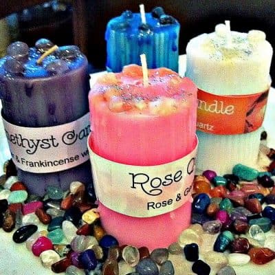 Crystal Magic Candles