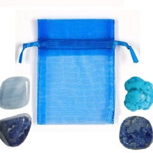 Blue Crystal Pouch