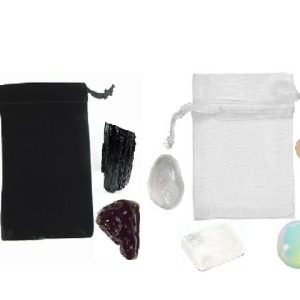 New & Full Moon Crystal Set