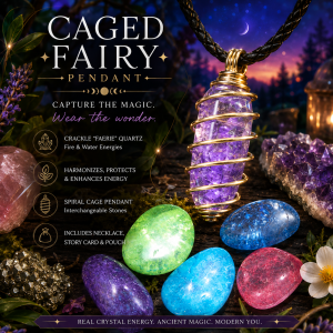 Caged Fairy Pendant