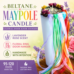 Maypole Celebration Candle