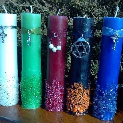 Charmed Celtic Candles