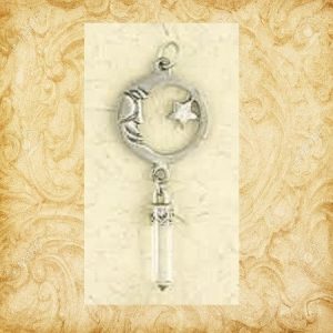 Moon Star Crystal Pendant