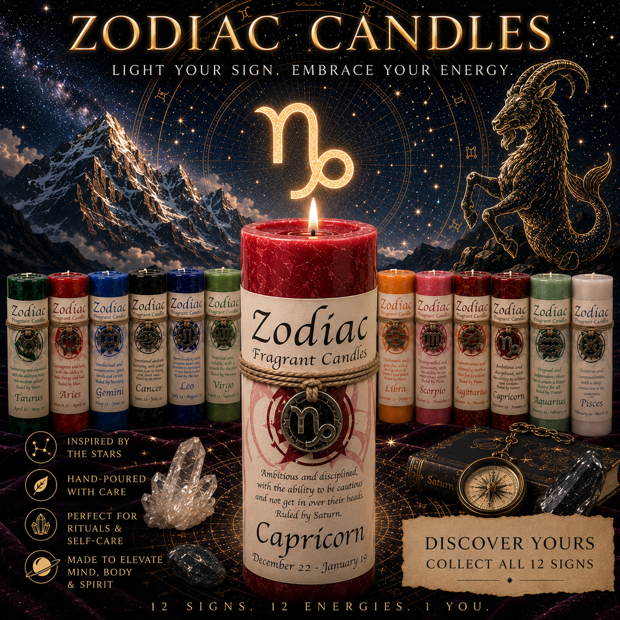 Capricorn Astro Candle