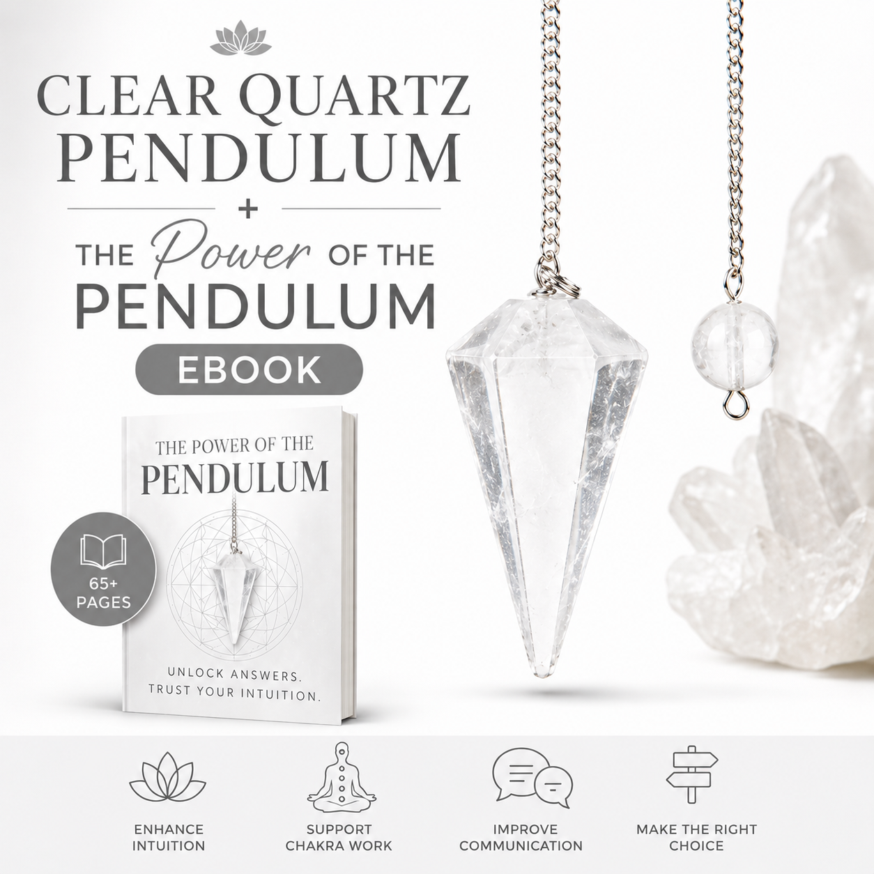 Quartz Pendulum + Ebook