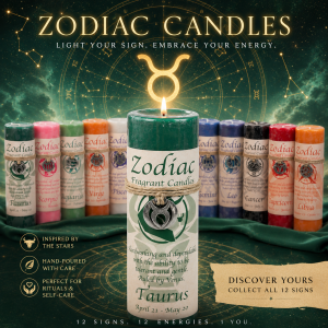 Taurus Astro Candle
