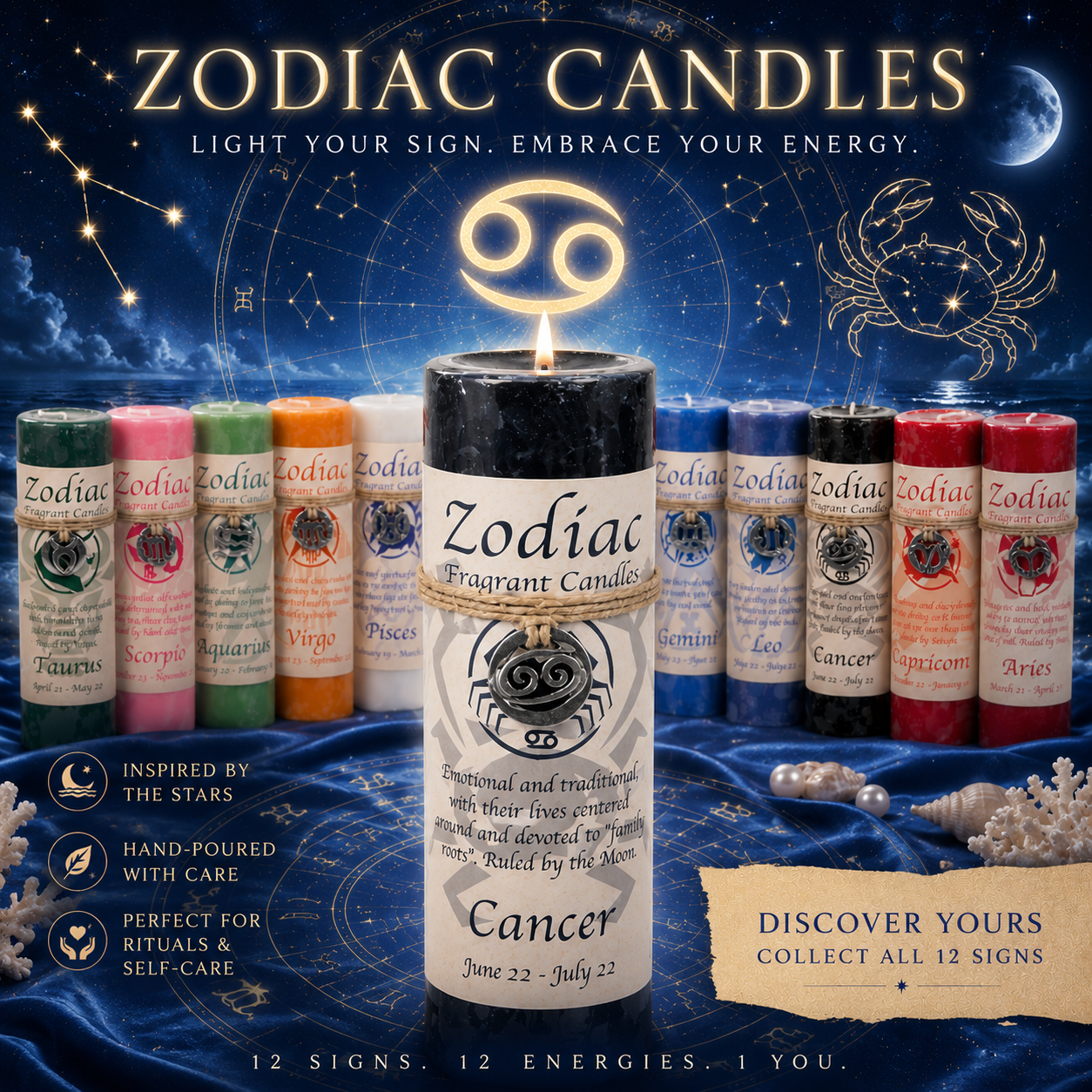 Cancer Astro Candle