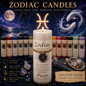 Pisces Astro Candle