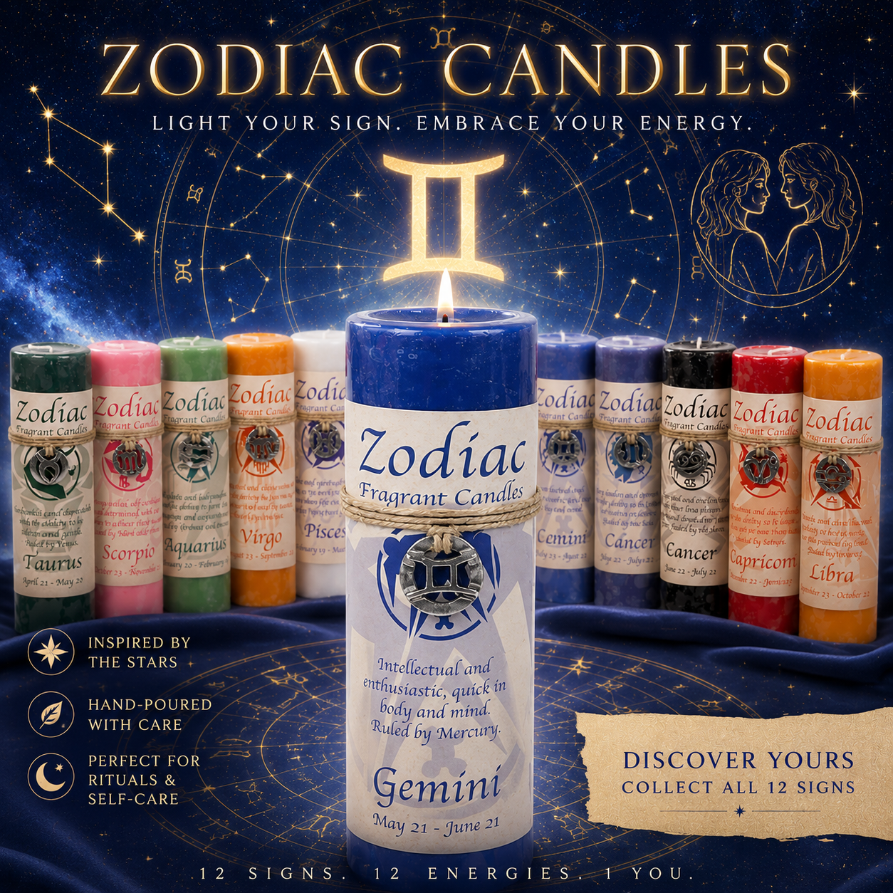 Gemini Astro Candle