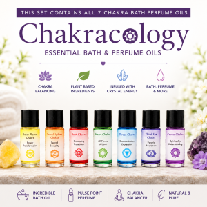 Vedic Chakra Bath Perfume Oil Set