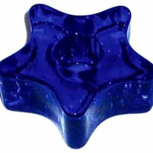 Star Blue Candle Holder