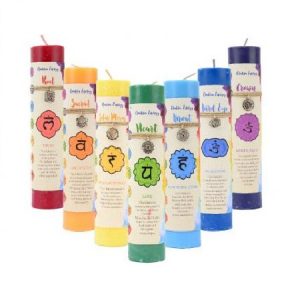 Chakra Pillar Candle Set