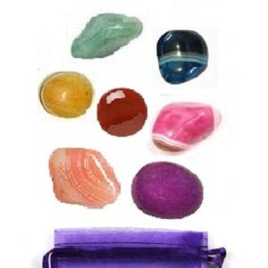 Brazilian Agate Chakra Stone Set