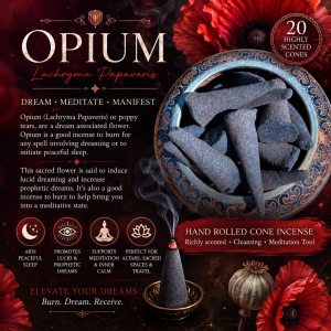 Opium Incense Cones