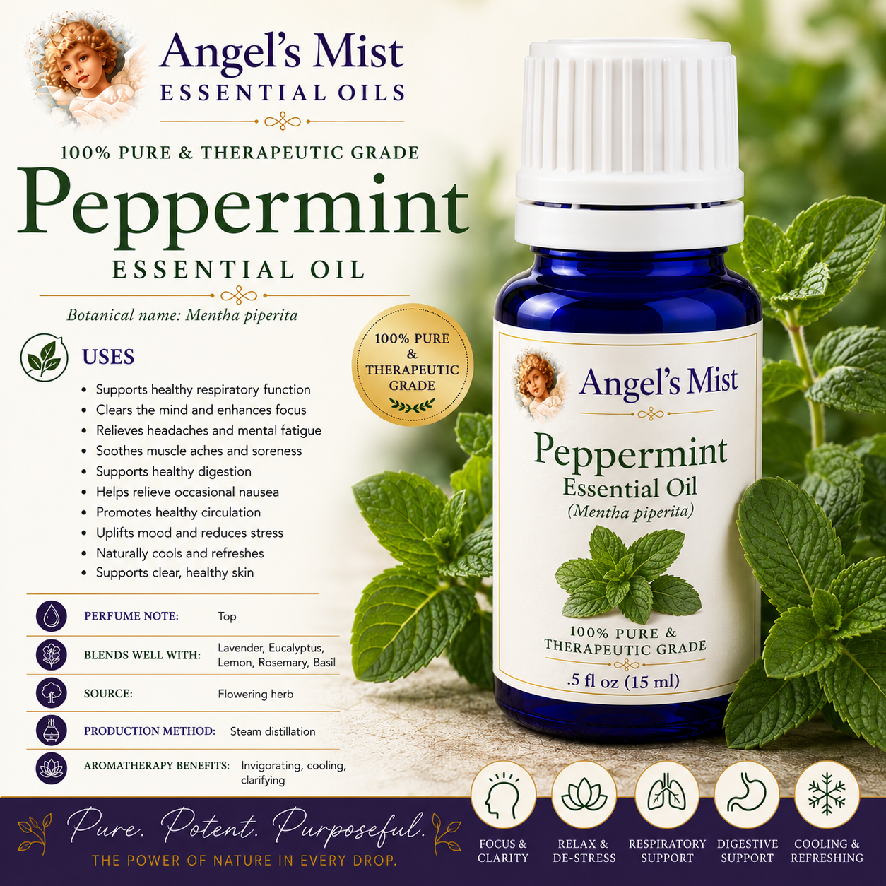 Angel's Mist Peppermint Essential Oil