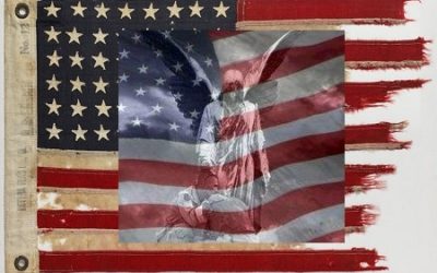 Red, White & Blue Healing Grid