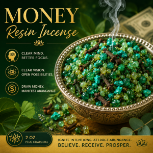 "Bring Money" Resin Incense