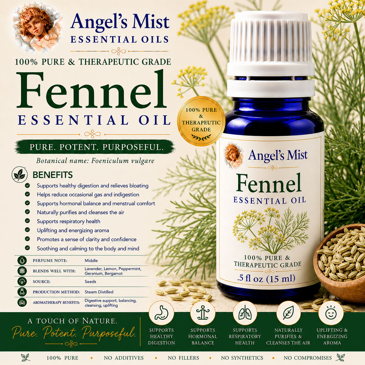 Angel's Mist Fennel Essential Oil
