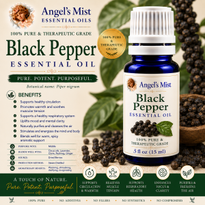 Angel's Mist Black Pepper Essential Oil