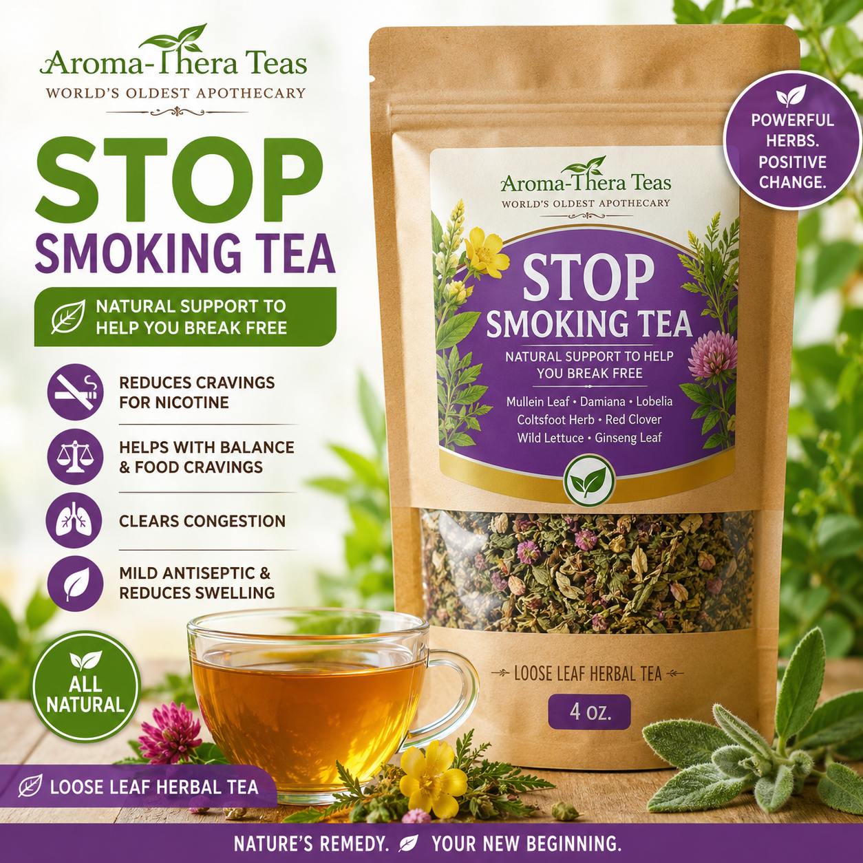 Stop Smoking Tea