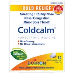 Cold Calm Homeopathic Remedy