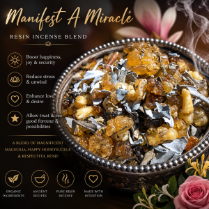 "Manifest A Miracle" Resin Incense