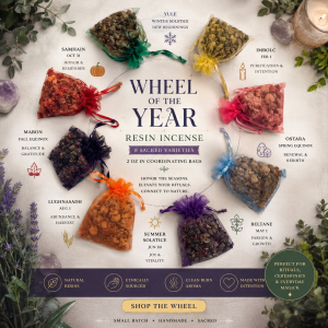"Wheel of the Year" Resin Incense