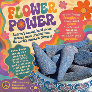 Flower Power Incense Cones