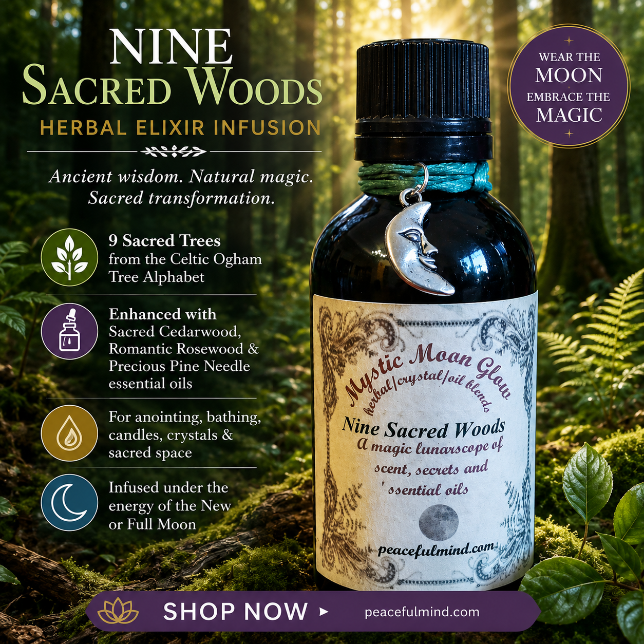 Nine Sacred Woods Elixir Oil