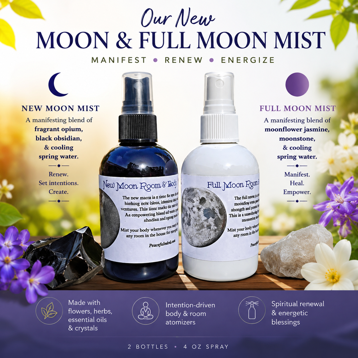 New Moon Full Moon Room Body Spray