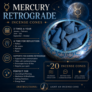 Mercury Retrograde Incense Cones