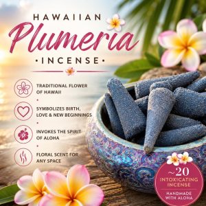Hawaiian Plumeria Cone Incense
