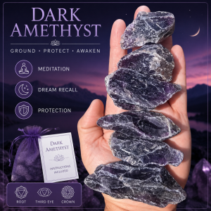 Dark Amethyst Rough Points