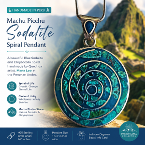 Machu Picchu Sodalite Spiral