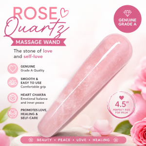 Rose Quartz Massage Wand