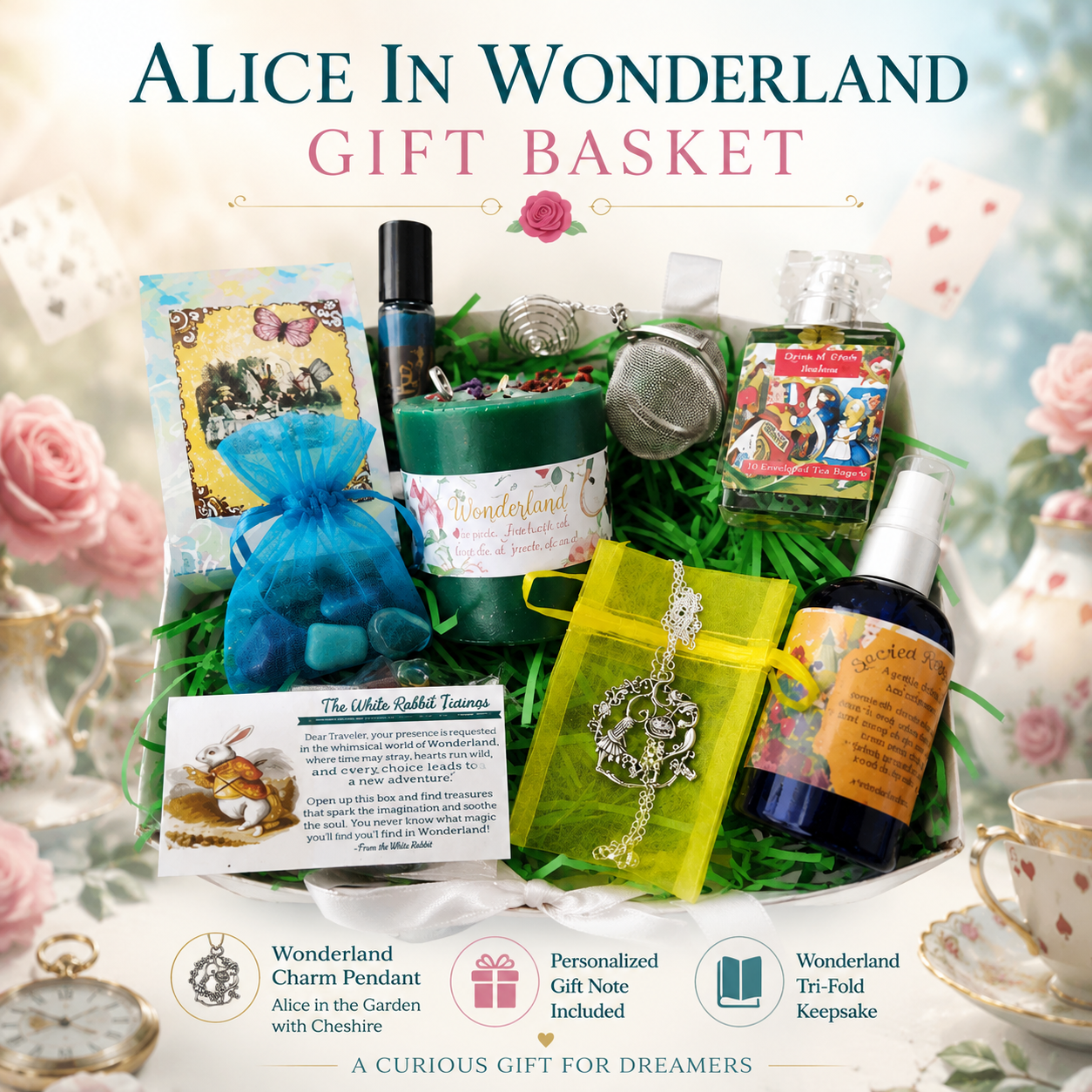 Wonderland Gift Basket