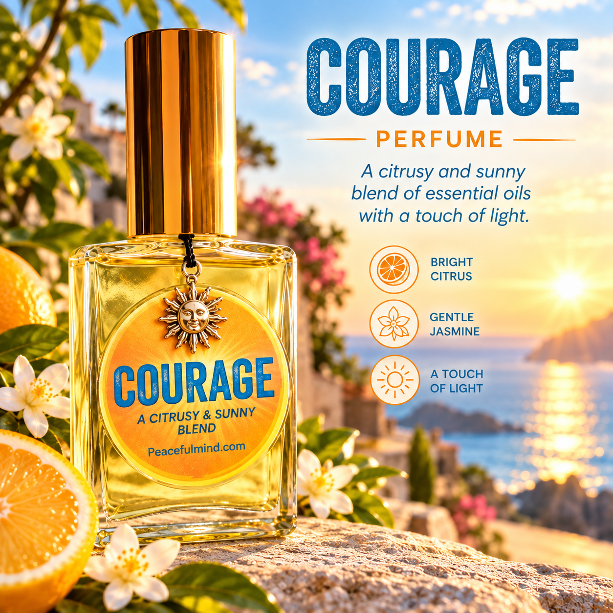 Courage Citrus Perfume by the Sea